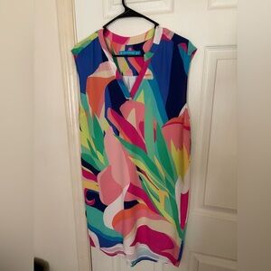 Tori Richard Sleeveless Shift Dress